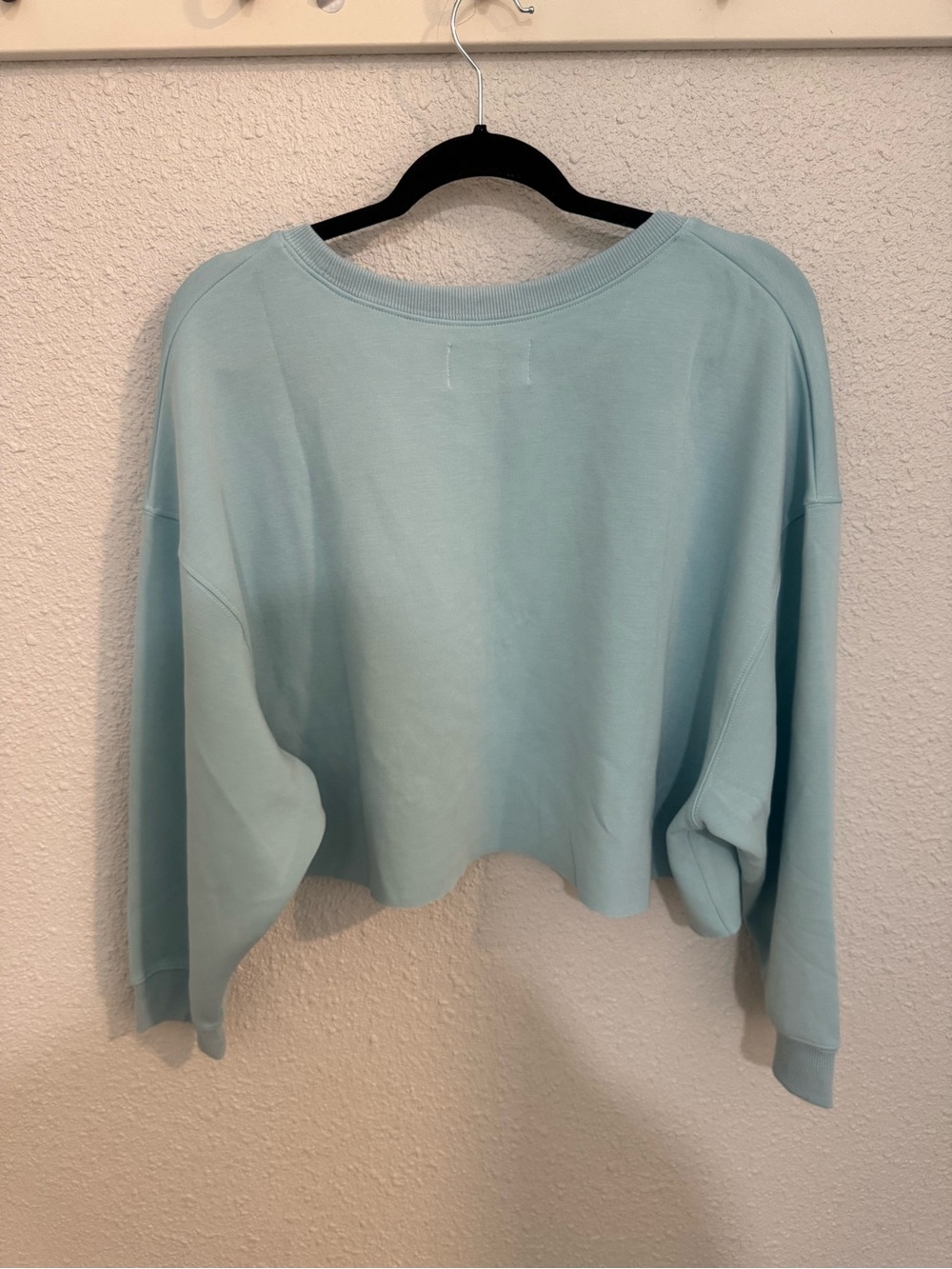 Simply Southern Light Blue Pearl Star Cropped Sweatshirt - Picture 6 of 6